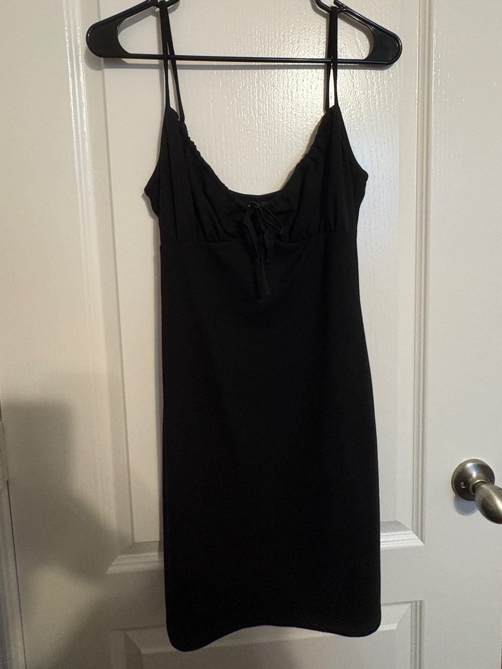 Lulus Black Spaghetti Strap Slip Dress Size small